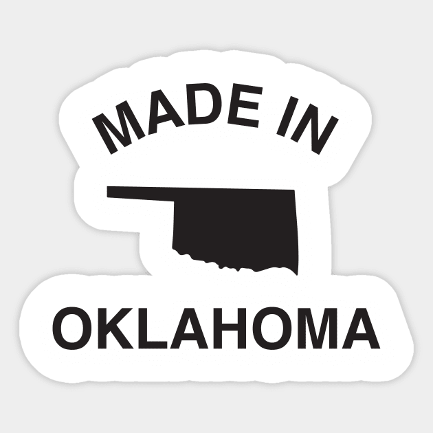 Made in Oklahoma Sticker by elskepress